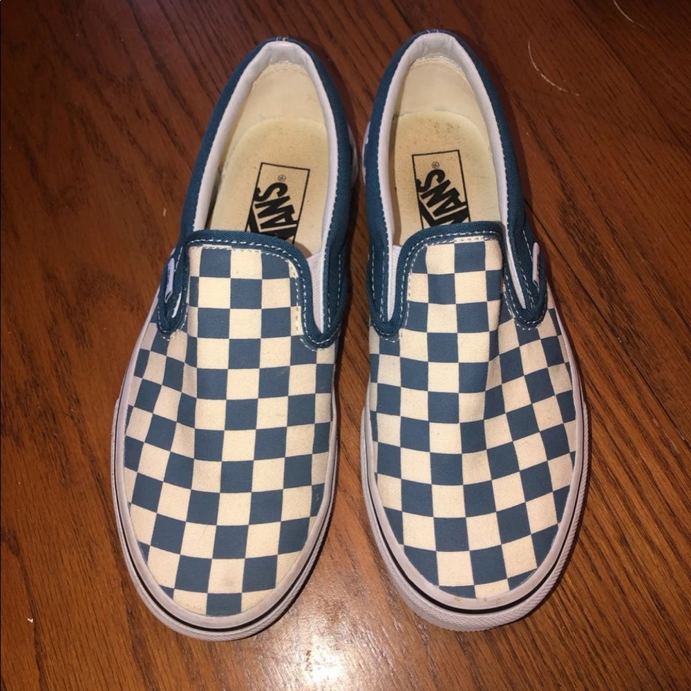 Checkered vans Size 7